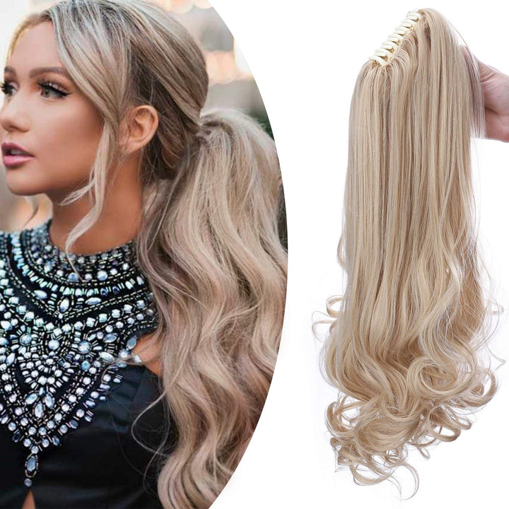 SEGO Ponytail Extension Pferdeschwanz Zopf mit Klammer Haarteil Haarverlängerung Hair Piece Haar Hit