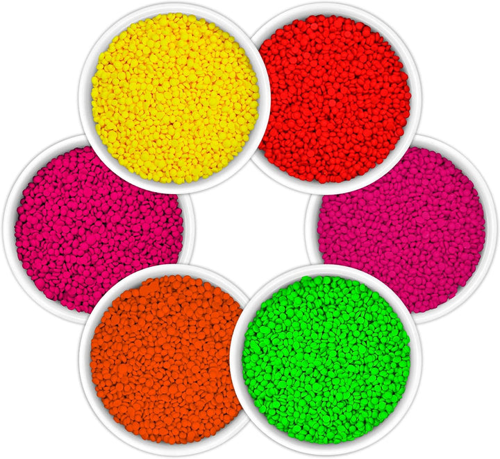 DistrEbution.com 100 g Wachsfarbe/Grundfarbe zum Tauchen, Kerzenfarben Neon Serie, Made in Germany (