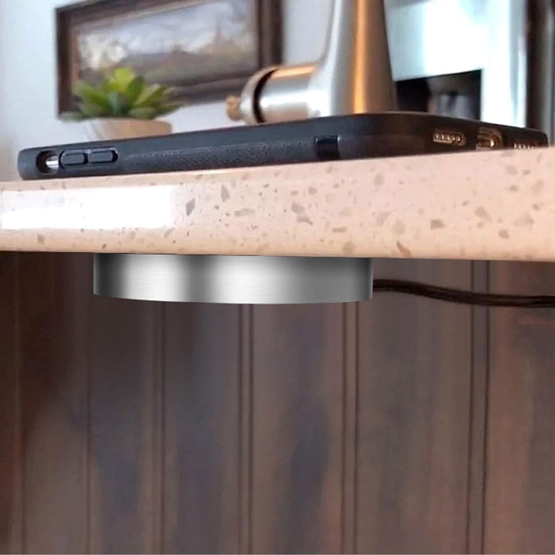 kalb | QI Unterbau und Einbau Ladegerät grau Ladedistanz 3-18 mm Smart Wireless