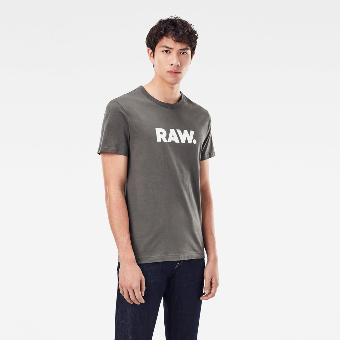 G-STAR RAW Herren Holorn R T T-Shirt XS Grau (Gs Grey D08512-8415-1260), XS Grau (Gs Grey D08512-841