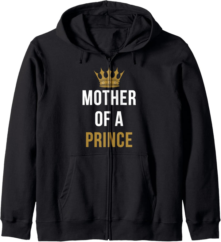 Mutter Sohn Partnerlook Mother Of A Prince Partneroutfit Kapuzenjacke