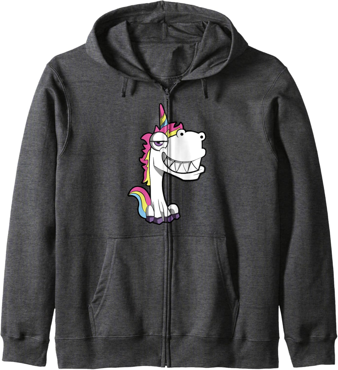 Grinsendes Einhorn Kapuzenjacke