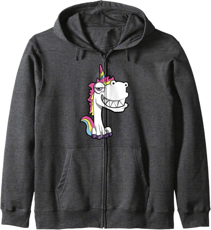 Grinsendes Einhorn Kapuzenjacke