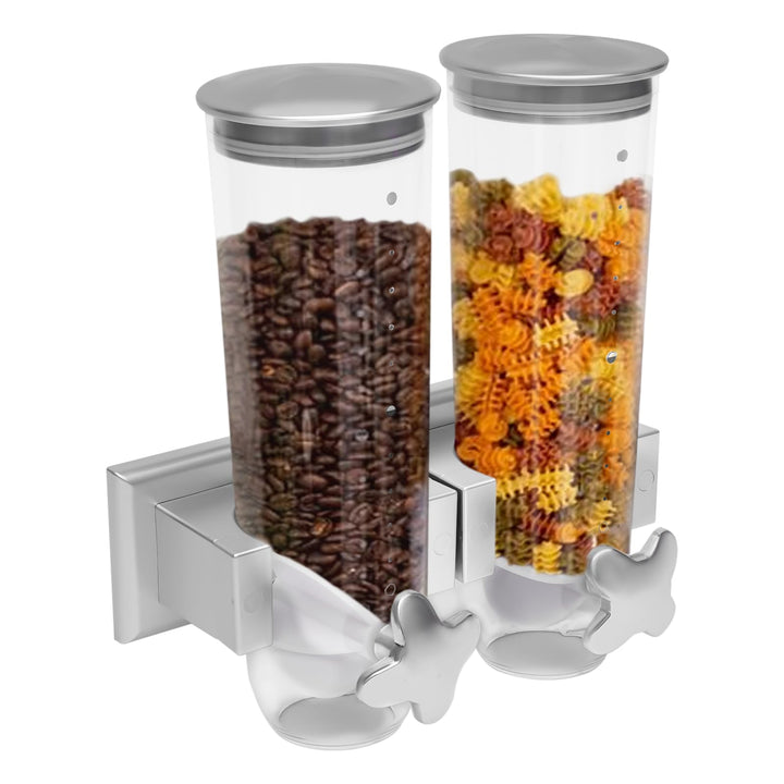 Cornflakes Spender, Cereal Dispenser, Cornflakes Behälter, mit zwei Bechern, Cornflakesspender,Wandm