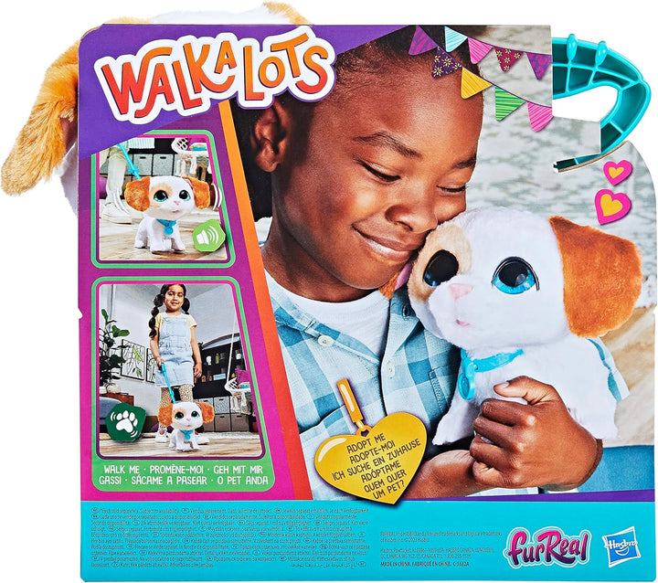 FurReal Walkalots Big Wags Interactive Walking Dog Toy for Kids, Features Sounds and Reactions, Inte