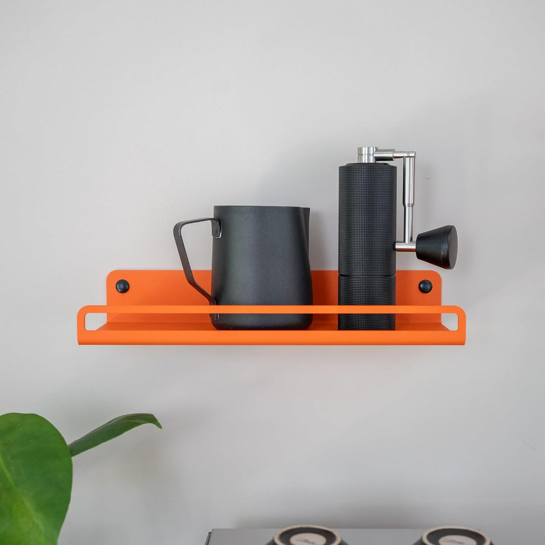 FLATE® Storage Shelf: Regal für Kaffeebohnen und Barista Zubehör (Helles Graubeige), Helles Graubeig