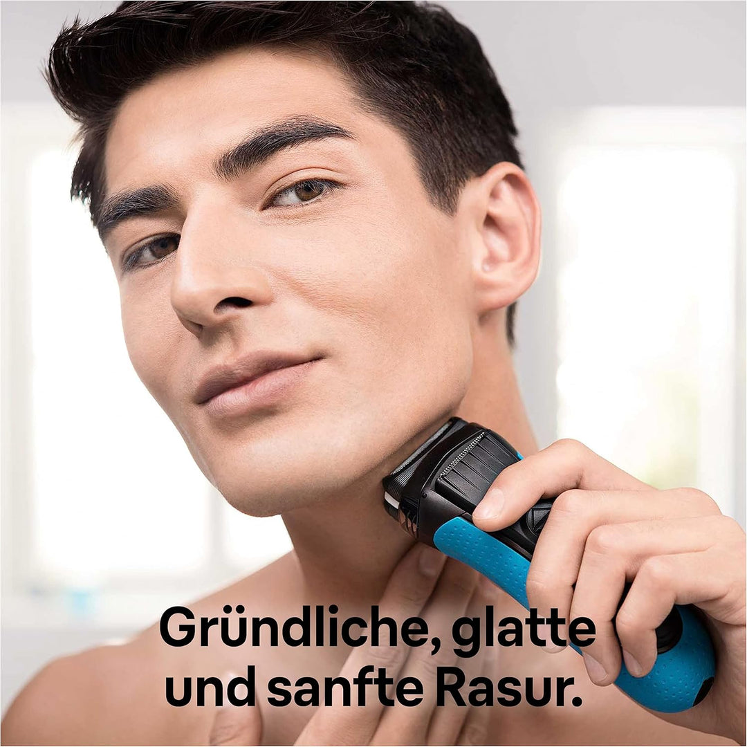 Braun Ersatzscherteil 31 B Schwarz, Kompatibel mit Series 3 Rasierern Scherkopf 31B, Scherkopf 31B