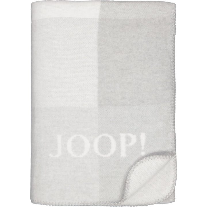 Joop! Wohndecken Mesh Grau