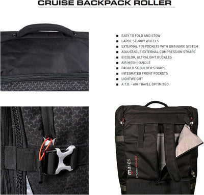 Mares Cruise Backpack Roller Unisex - Erwachsene Black One Size