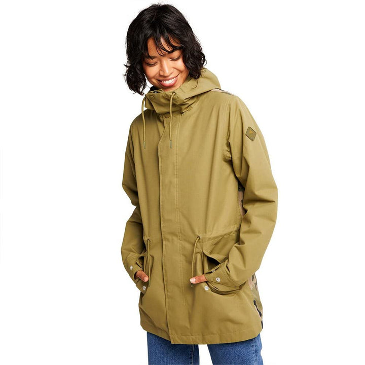 Burton Damen Sadie Jacke, Martini Olive/Martini Olive Terra Camo