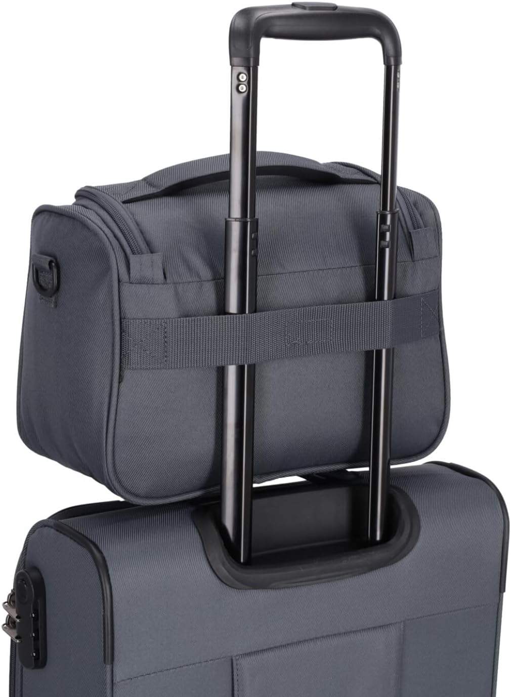 Kosmetikkoffer MEDON Beautycase | praktische Kulturtasche mit abnehmbarem Schultergurt | DREI Steckf