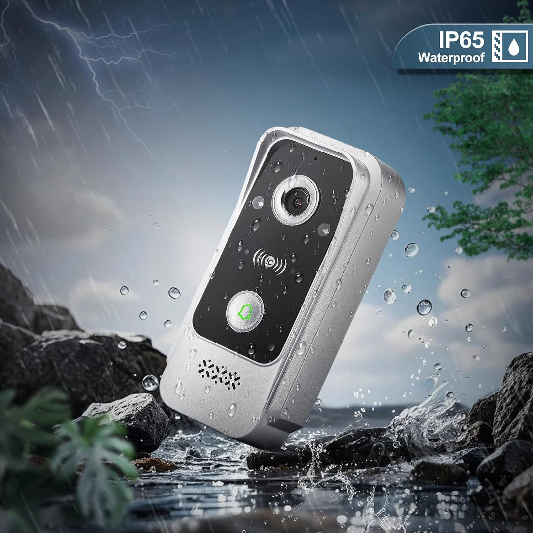 Home WiFi IP Video Türklingel Gegensprechanlage 7 Zoll IPS Touchscreen 1080P HD 2-Megapixel Kamera T