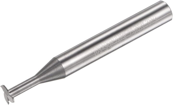 sourcing map T Schlitz Schaftfräser Fräser 6mm Schnitt 0.5mm Tiefe 6mm Schaft Solid Hartmetall 3 Flö
