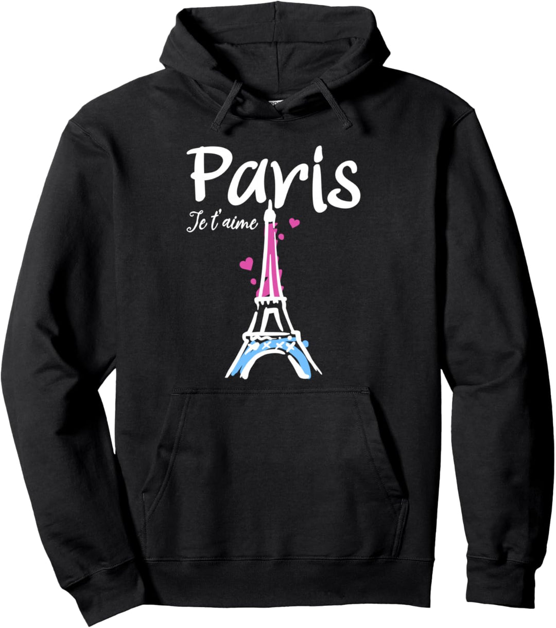 Paris Frankreich Damen Eiffelturm Pullover Hoodie
