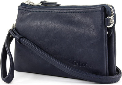 Gabor bags Emmy Damen Clutch Abendtasche Klein 22,5 x 4,5 x 13,5 Blau, 22,5 x 4,5 x 13,5 Blau