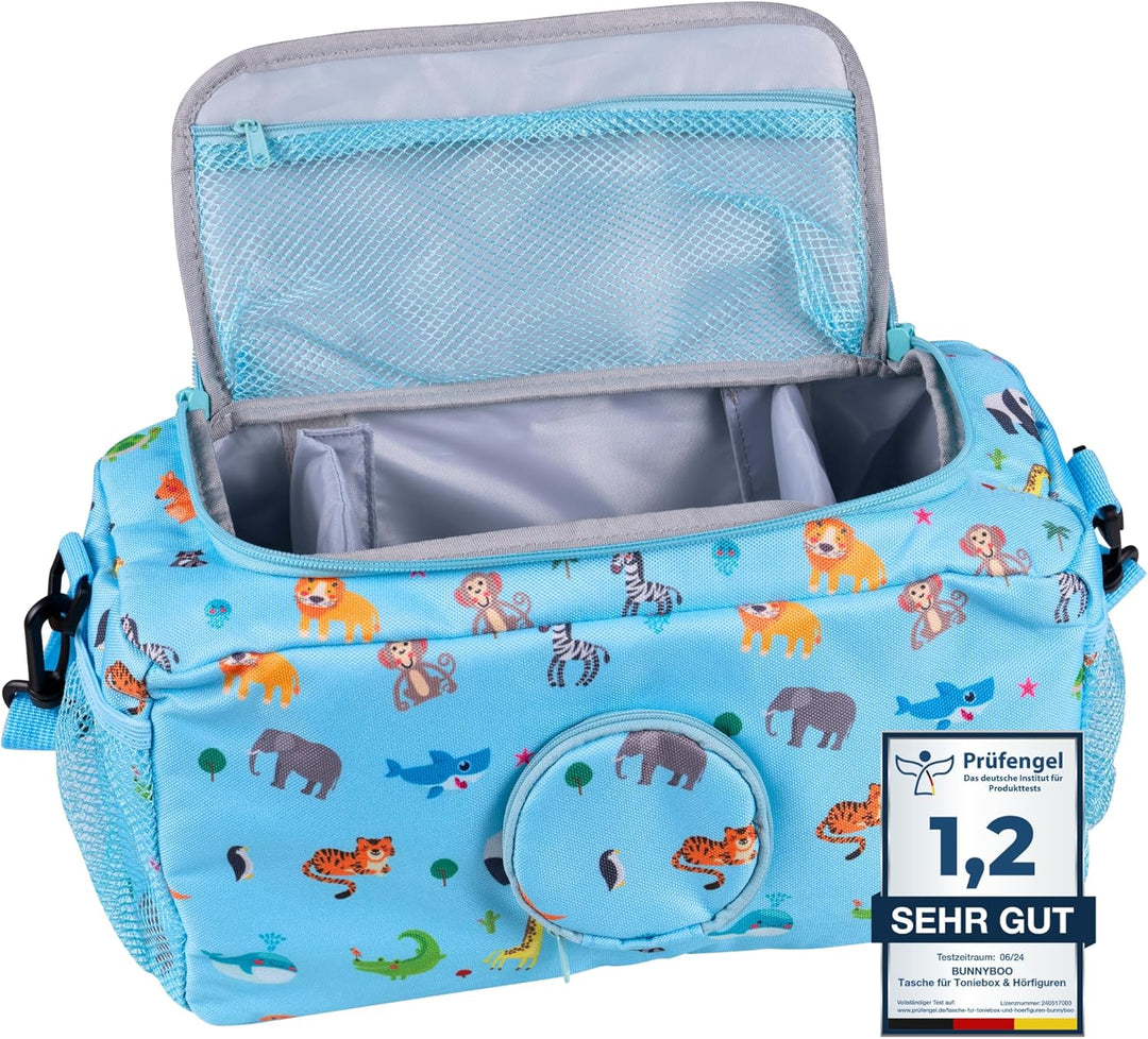 bunnyboo Toniebox Tasche für 30 Hörfiguren - Ideale Tonie Aufbewahrung - Tonie Tasche XXL - Ausreich