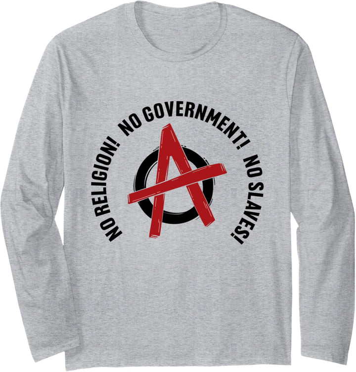 Anarchie Atheismus Punk Anarchist Punker Symbol Punk Rock Langarmshirt