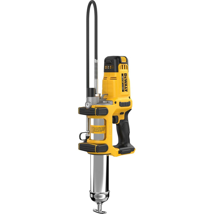 DEWALT Akku-Fettpresse DCGG581N, 18 Volt, mit LED-Beleuchtung, 1,2 m Schlauch, Schulterriemen, ohne