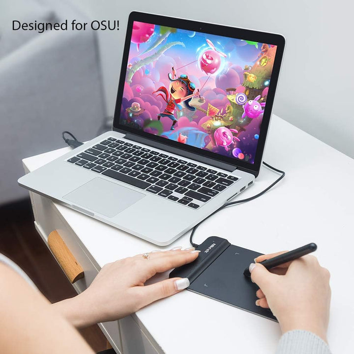 XP-PEN G430S Grafik-Tablet, Eingabestift, passiv, 8192 Ebenen, Grösse 4 x 3 Zoll, zum Spielen von OS