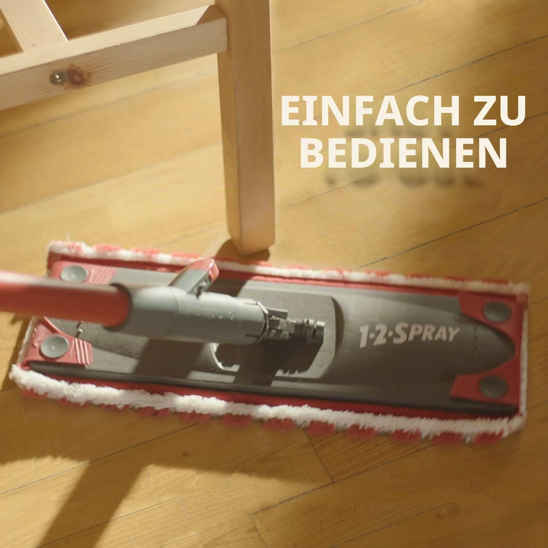 Vileda 1–2 Spray flach Spray Mop Mopp/Nachfüllpack, rot Mopp / Nachfüllpack Mopp / Nachfüllpack, Mop