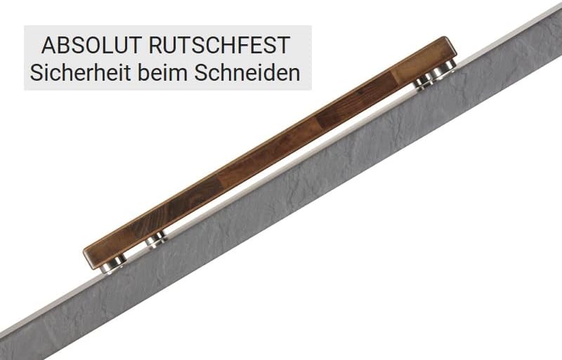 Schneidboard Schneidebrett-Set Nussbaum - Schneidebrett & Zwiebelbrett - Made In Germany - 45x29x3,8