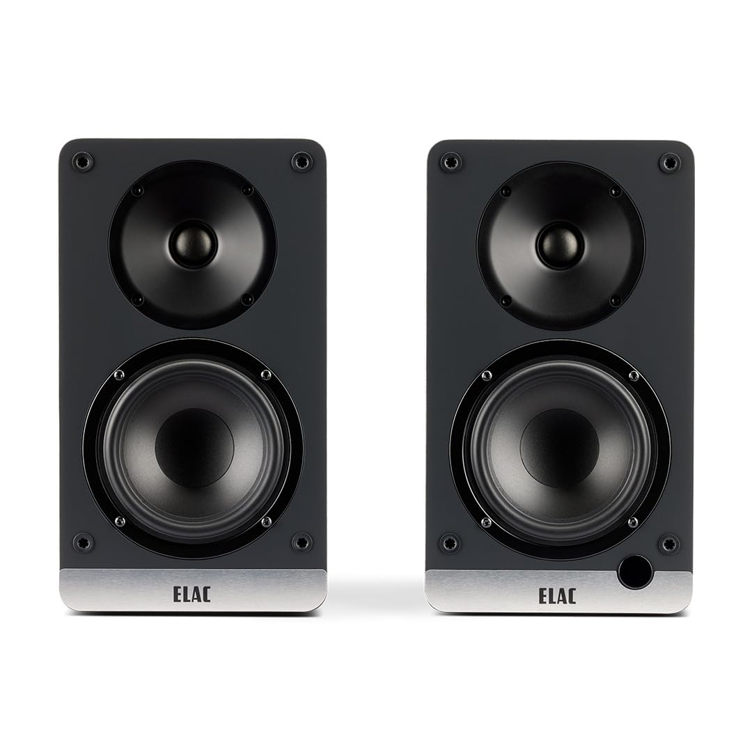 ELAC Kompakt Lautsprecher Debut ConneX DCB41, Boxen für Audiowiedergabe via HDMI, USB, Phono &amp; Bluet