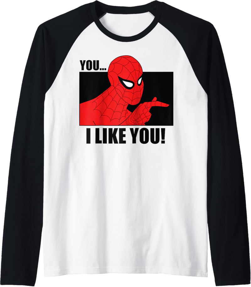 Marvel Spider-Man You I Like You Raglan