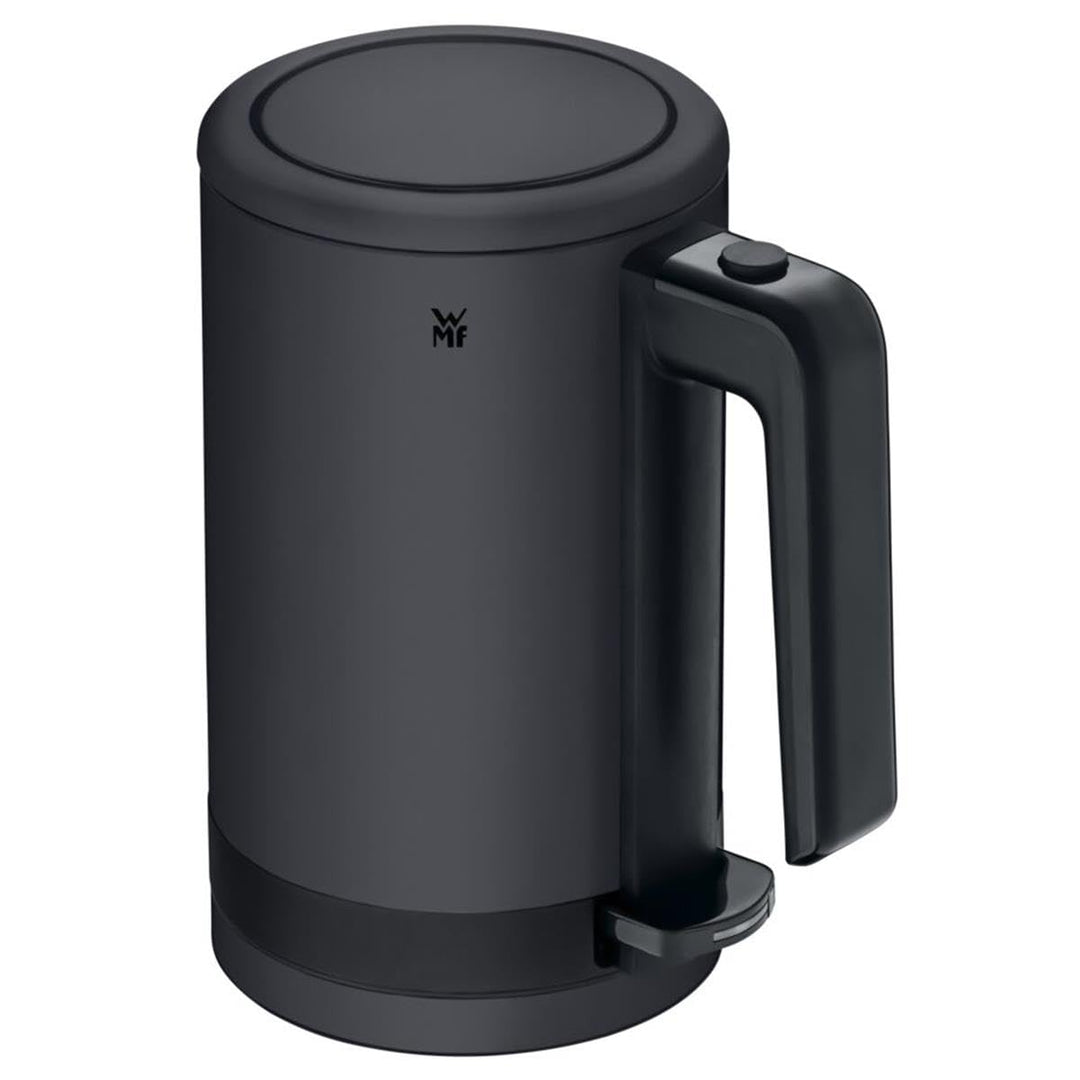 WMF KÜCHENminis Wasserkocher 0,8 Liter, Deep Black Design, 1.800 Watt, Verdecktes Heizelement aus Ed