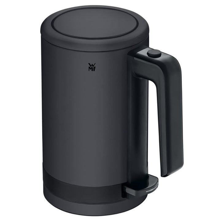 WMF KÜCHENminis Wasserkocher 0,8 Liter, Deep Black Design, 1.800 Watt, Verdecktes Heizelement aus Ed