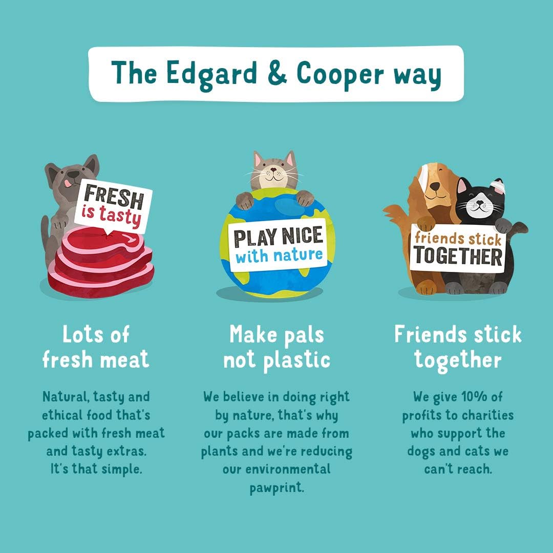 Edgard &amp; Cooper Frisches Trockenfutter für ausgewachsene Hunde (7 kg, Senior - Kip &amp; Zalm) Senior -