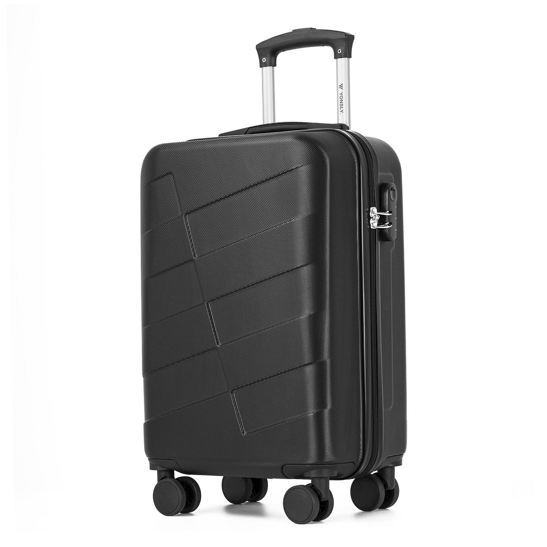 Koffer Suitcase, Kabinenkoffer, Trolley Reisekoffer, Handgepäck, Rollkoffer mit Zahlenschloss, 4 Rol