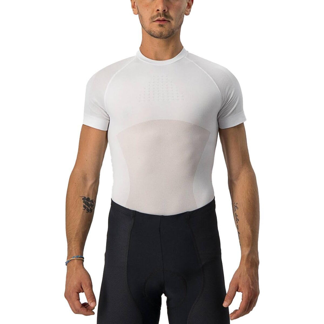 CASTELLI Herren Core Seamless Base Layer Ss Tights S-M Weiss Schwarz, S-M Weiss Schwarz