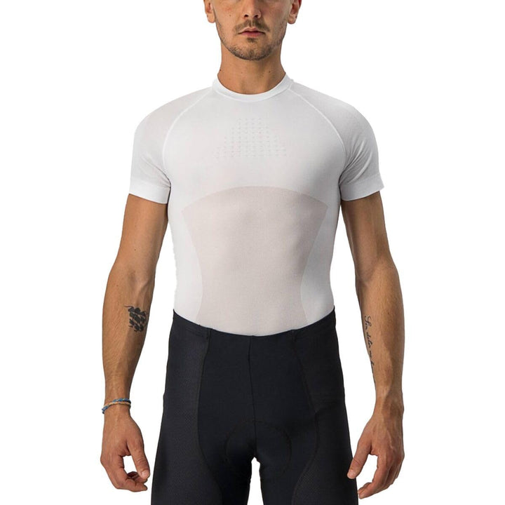 CASTELLI Herren Core Seamless Base Layer Ss Tights S-M Weiss Schwarz, S-M Weiss Schwarz