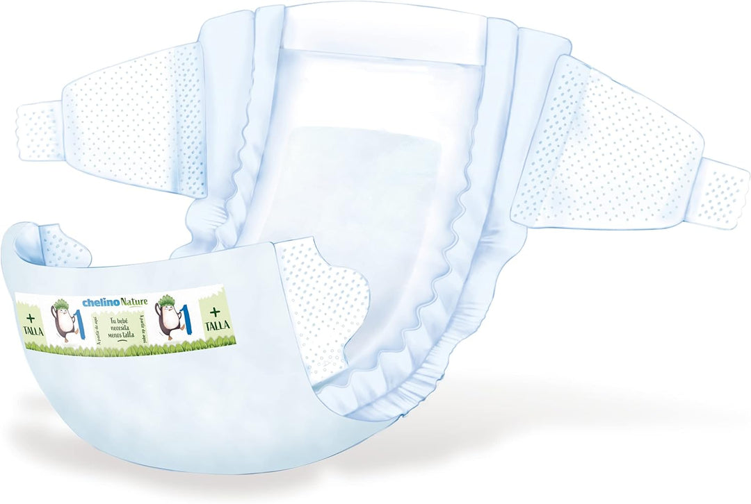 Chelino Nature Kinderwindel, Grösse 1 (1-3 kg), 252 Windeln