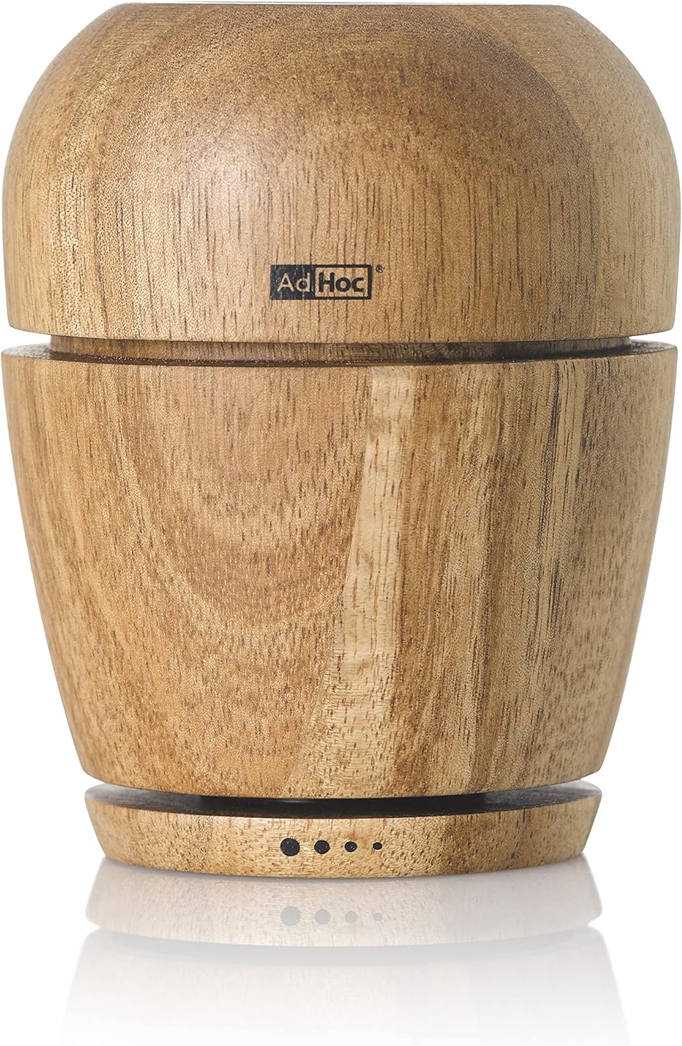 AdHoc MP601 Pfeffer- oder Salzmühle WISH, Keramik Mahlwerk CeraCut®, Akazienholz/Glas, Akazienholz
