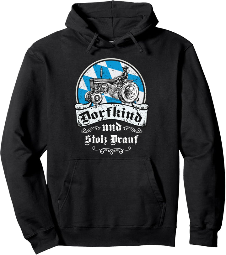 Vintage Dorf Dorfkind Bayerisch Geschenk Pullover Hoodie