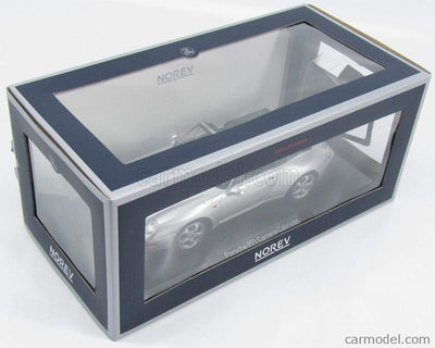 Norev Porsche 911 993 Cabriolet 1994 Silber Modellauto 187592 1:18