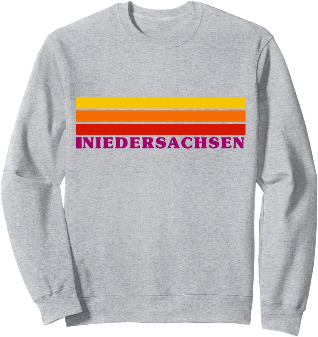 Niedersachsen - 70er Retro Streifen Vintage Style Design Sweatshirt