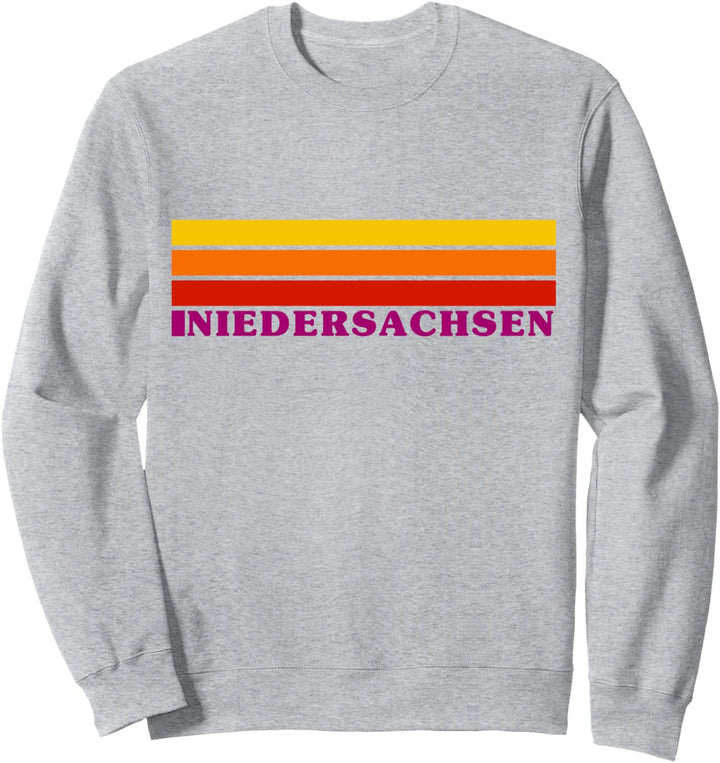 Niedersachsen - 70er Retro Streifen Vintage Style Design Sweatshirt