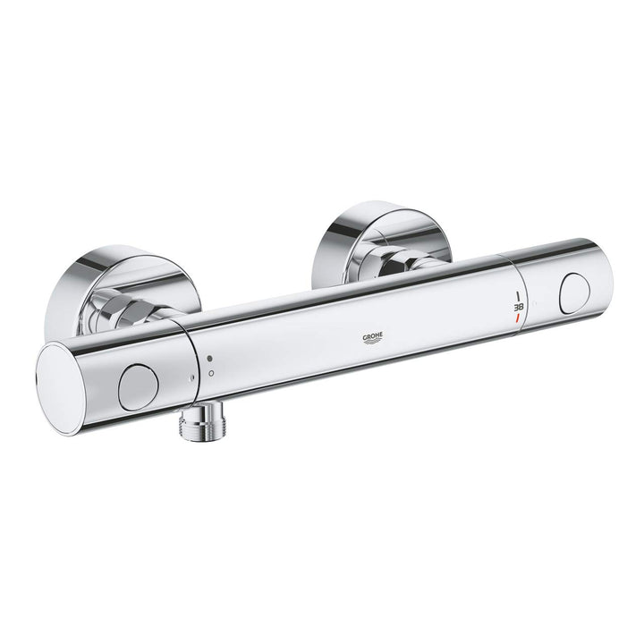 GROHE Grohtherm 800 Cosmopolitan - Thermostat-Brausebatterie (wassersparend, S-Anschlüsse, mit ergon