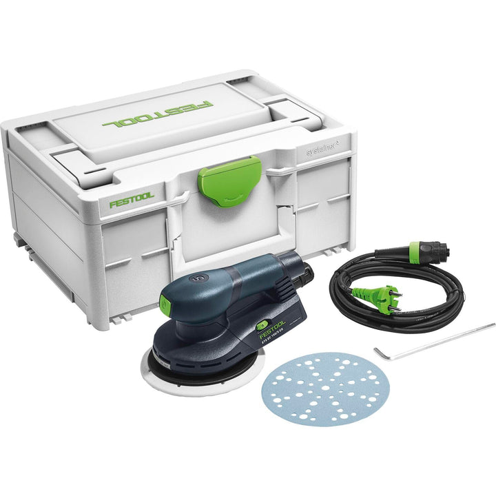 Festool Exzenterschleifer ETS EC 150/5 EQ-Plus (mit Schleifteller Ø 150 mm MULTI-JETSTREAM 2 (weich