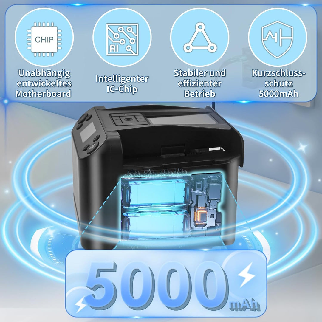 Kartenmischmaschine Elektrische, 2 in 1 Automatische Kartenmischer und Kartensender, um 360° Drehbar