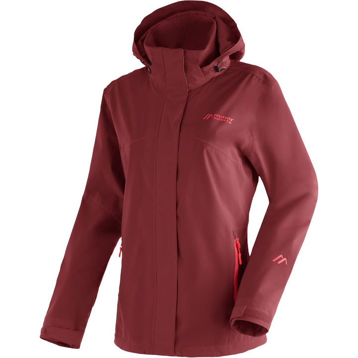 Maier Sports Unisex Metor Sustain Jacke 26 Damen Sundried/Watermelon, 26 Damen Sundried/Watermelon