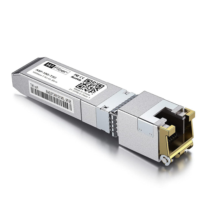 H!Fiber 10Gb SFP+ auf RJ45 Modul, 80 Meter, 10Gbase-T Ethernet SFP+ Kupfer Transceiver für Cisco, Me