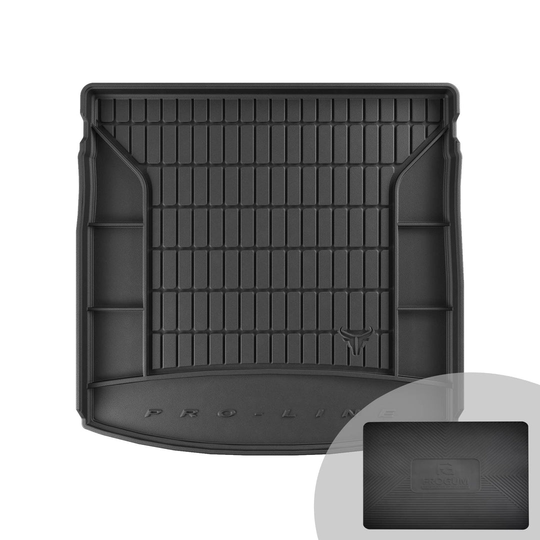 FROGUM ProLine 3D Gummimatte Exklusive Auto Kofferraummatte Kofferraumwanne für SEAT Leon III 2012-2
