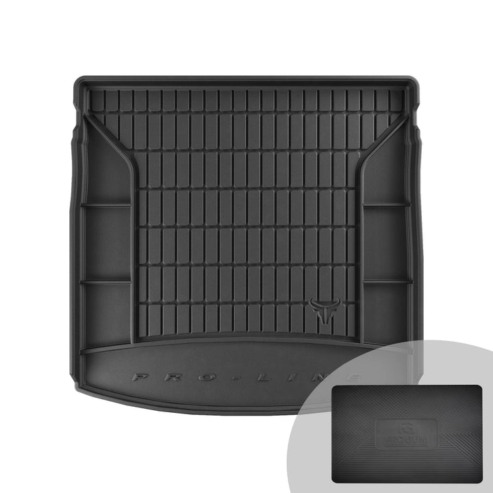 FROGUM ProLine 3D Gummimatte Exklusive Auto Kofferraummatte Kofferraumwanne für SEAT Leon III 2012-2