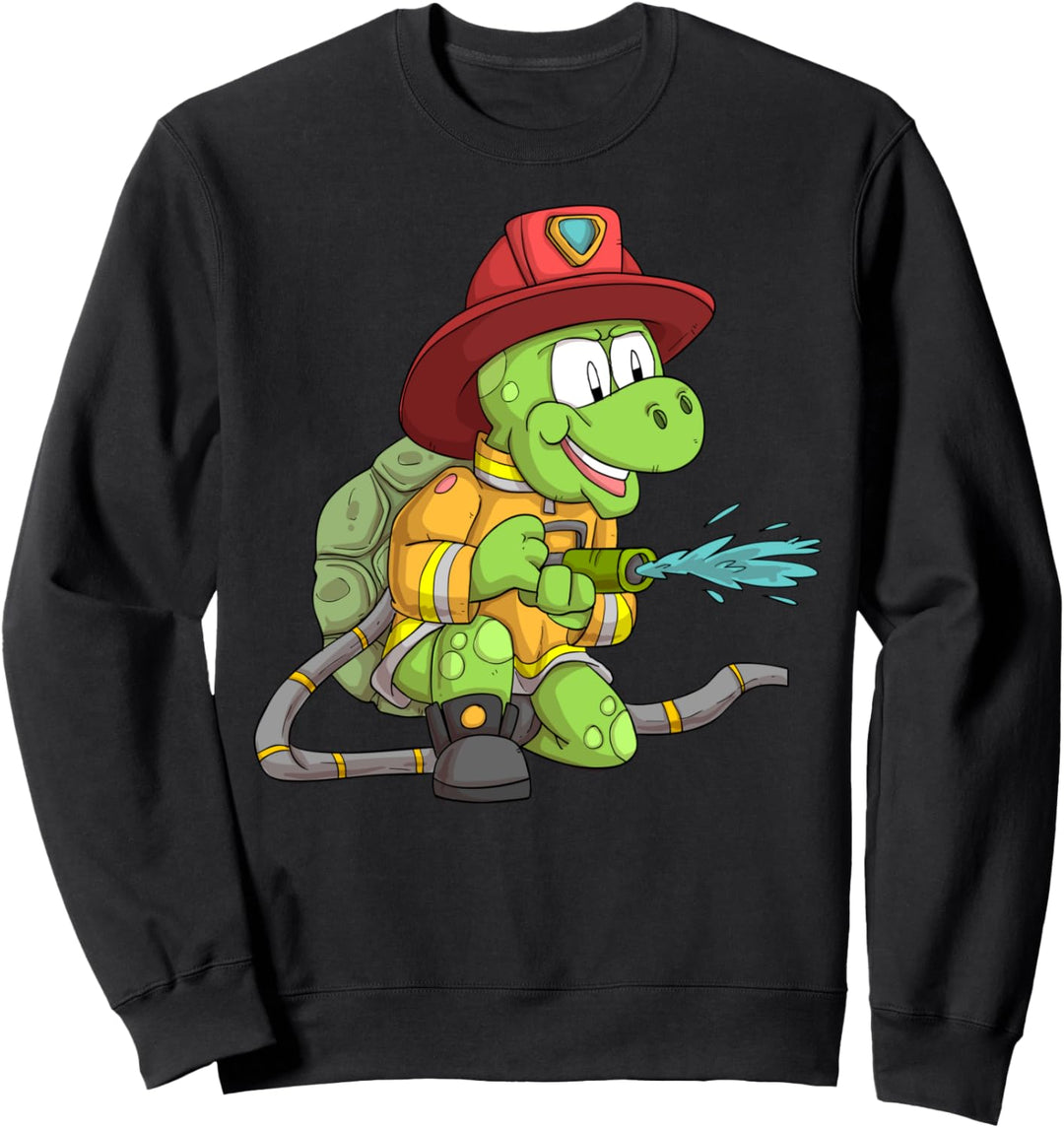 Feuerwehr Schildkröte / Feuerwehrmann Sweatshirt