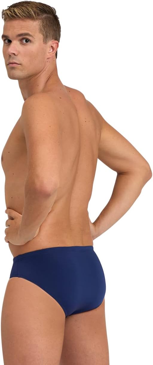 ARENA Herren Men's Swim Briefs Graphic Swim Briefs 46 Navy-turquoise, 46 Navy-turquoise