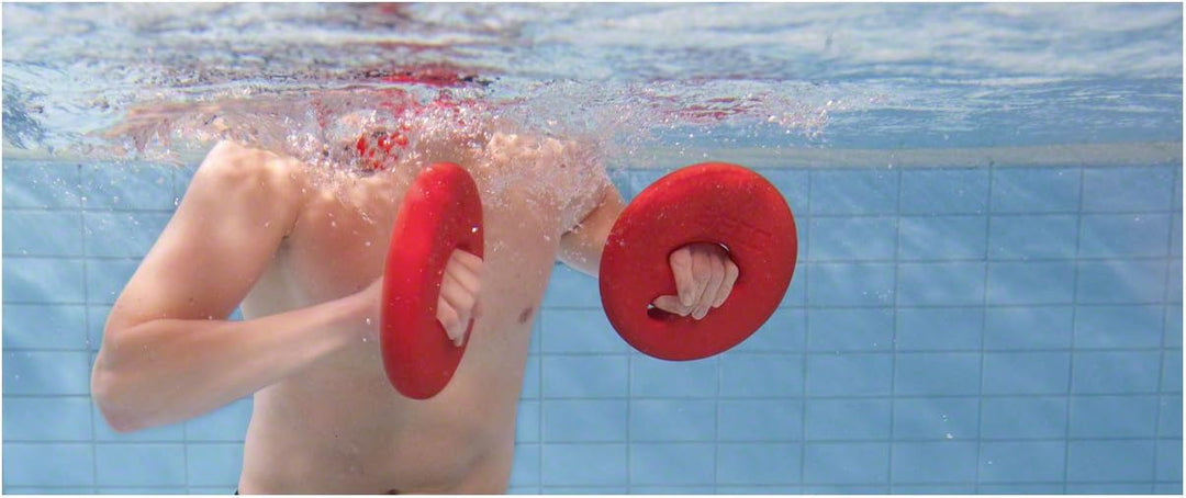 BECO AquaDisc SZ Aqua Training Trainingsscheiben Aqua Hanteln Paar rot