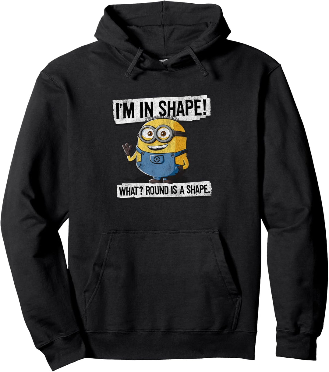 Despicable Me Minions Jerry In Shape Round Is A Shape Pullover Hoodie